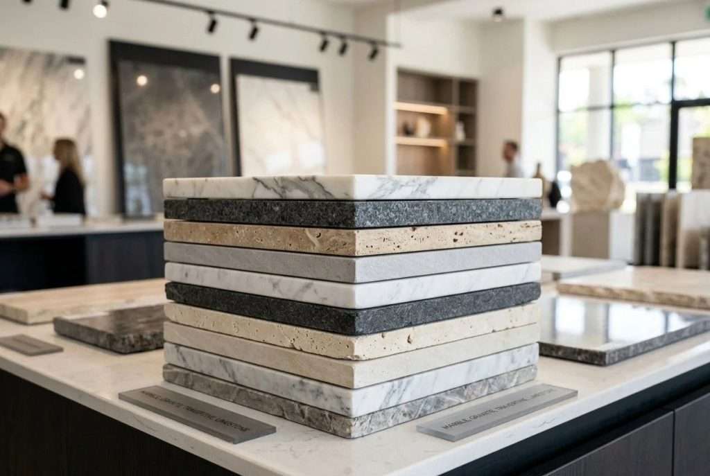 natural stone flooring samples