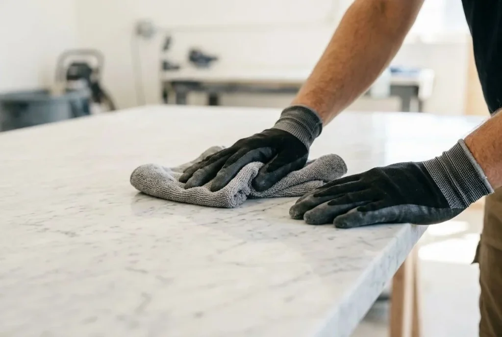 cleaning dirty backsplash grout