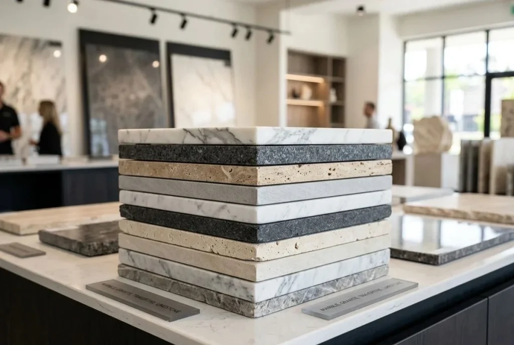 stone flooring samples